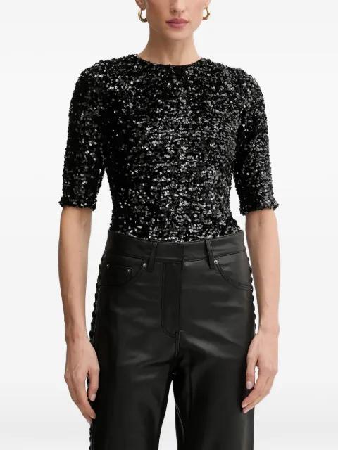 sequin-embellished top by BARDOT
