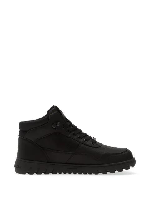UrbanEdge grained panelled sneakers by BAREBARICS