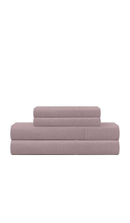 Barefoot Dreams Cal King Washed Bamboo Sheet Set in Purple by BAREFOOT DREAMS
