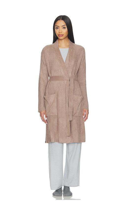 Barefoot Dreams CozyChic Ribbed Robe in Mauve by BAREFOOT DREAMS