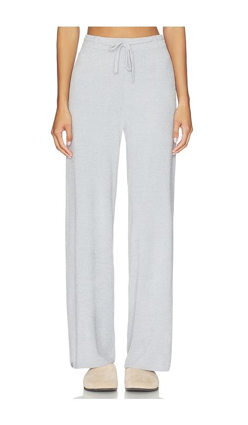 Barefoot Dreams CozyChic Ultra Lite Tie Waist Relaxed Pant in Baby Blue by BAREFOOT DREAMS