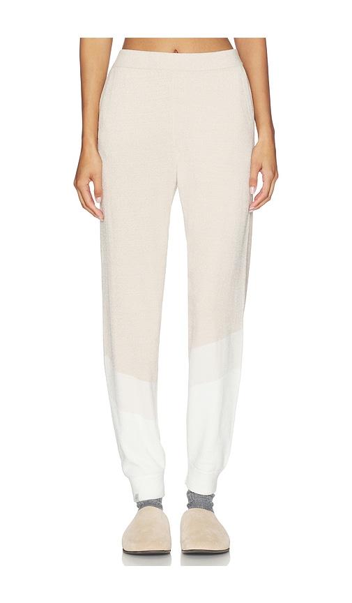 Barefoot Dreams CozyChic Ultra Lite Wavy Jogger in Beige by BAREFOOT DREAMS