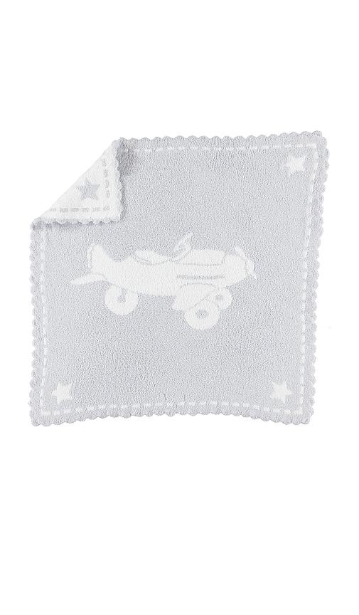 Barefoot Dreams Cozychic Scalloped Receiving Blanket in Blue by BAREFOOT DREAMS