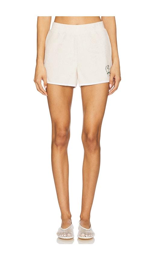 Barefoot Dreams Cozyterry Short in Cream by BAREFOOT DREAMS