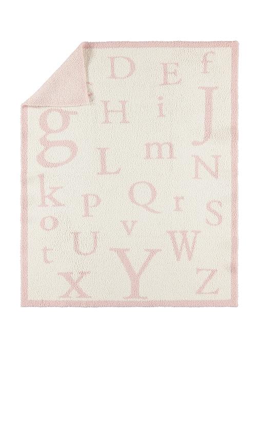 Barefoot Dreams Kids Cozychic Abc Blanket in Pink by BAREFOOT DREAMS
