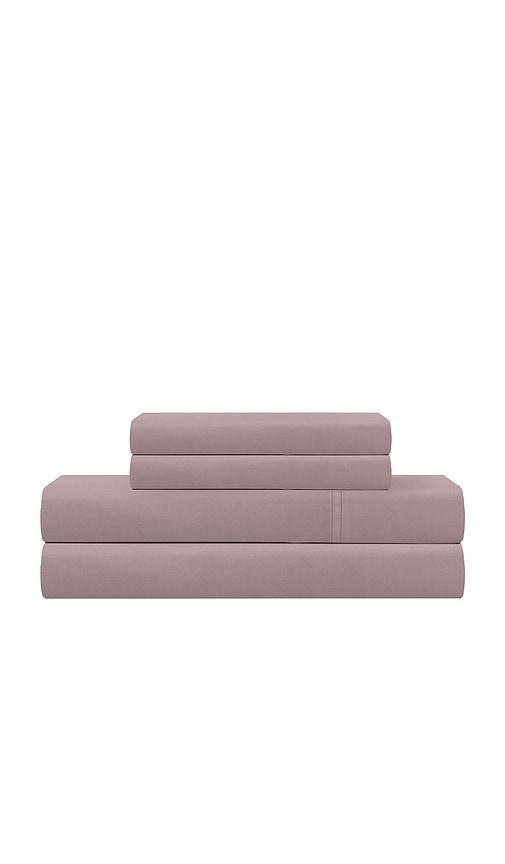 Barefoot Dreams King Washed Bamboo Sheet Set in Mauve by BAREFOOT DREAMS