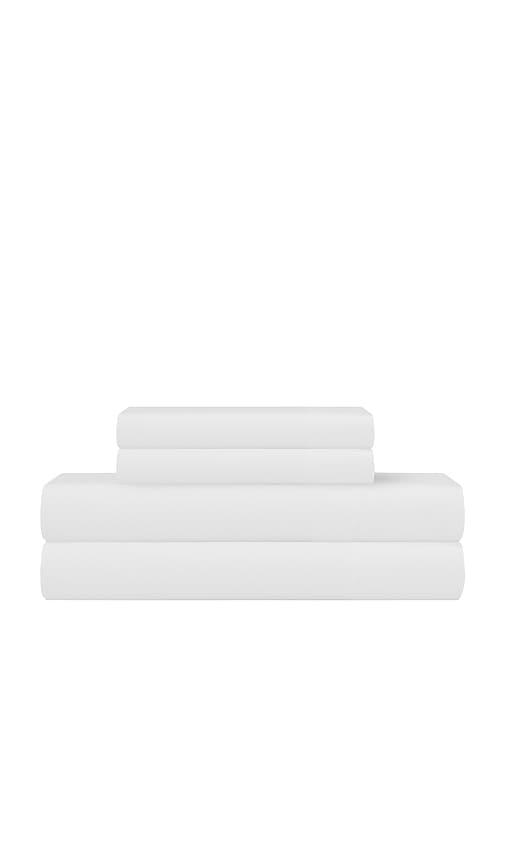 Barefoot Dreams King Washed Bamboo Sheet Set in White by BAREFOOT DREAMS