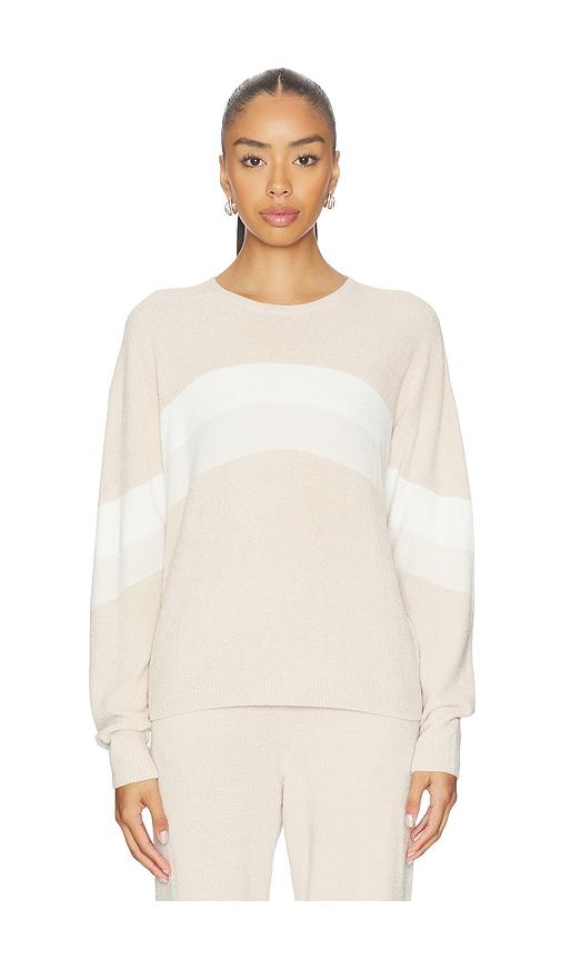 Barefoot Dreams Wavy Pullover in Beige by BAREFOOT DREAMS