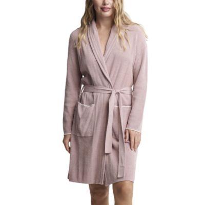 Contrast Scallop Ribbed Robe by BAREFOOT DREAMS