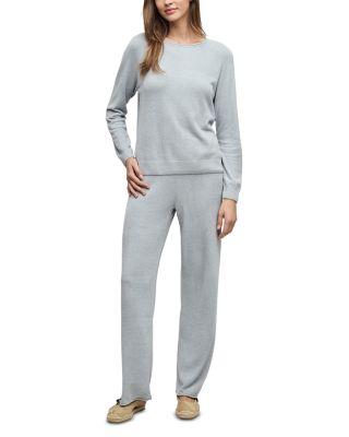 Cozychic Ultra lite&reg; Jersey Roll Pullover Top & Wide Leg Pants Pajama Set by BAREFOOT DREAMS