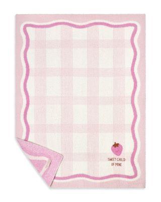 Unisex Cozychic Strawberry Stroller Blanket - Baby by BAREFOOT DREAMS