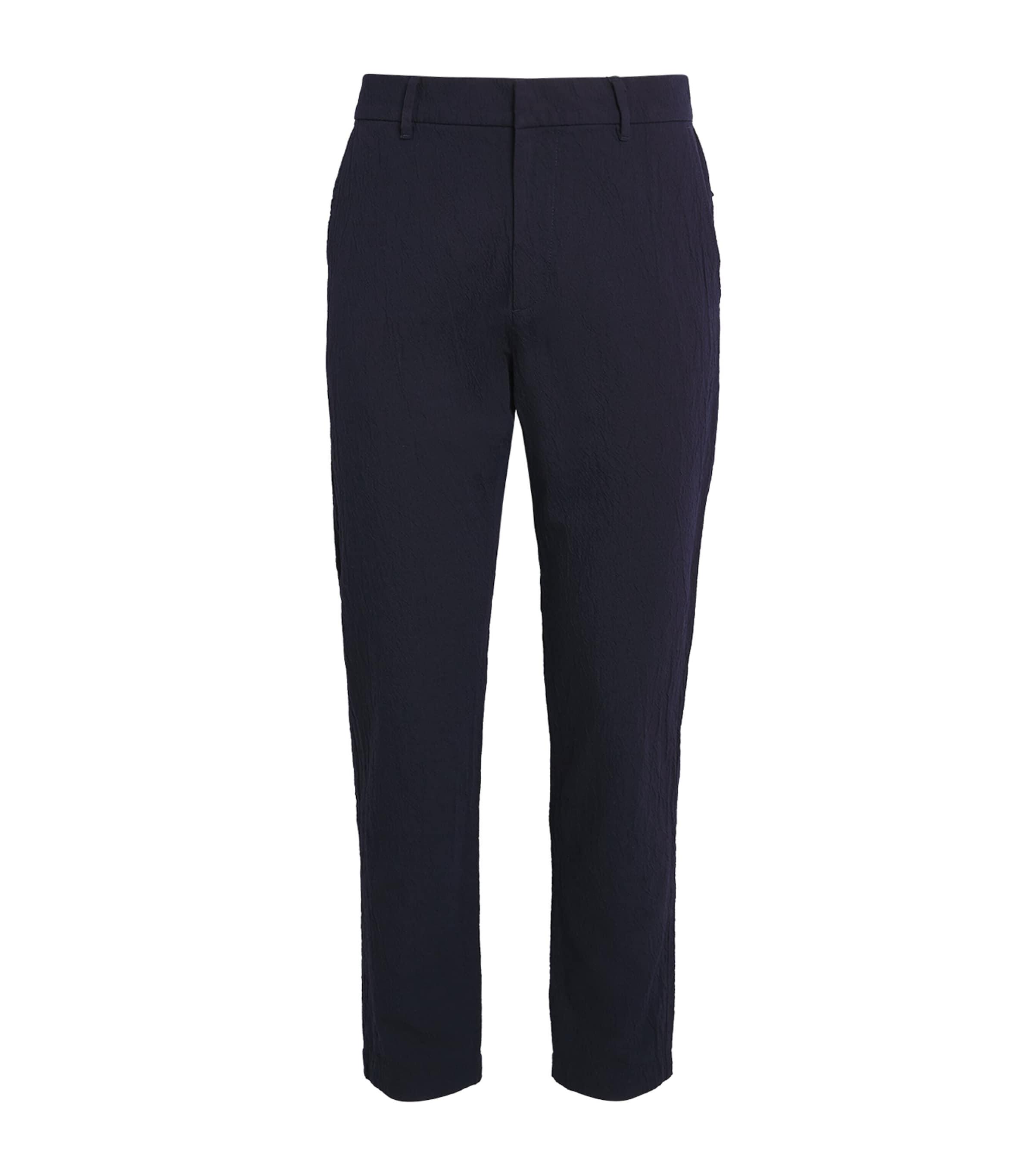 Barena Cotton-Blend Crinkle Trousers by BARENA