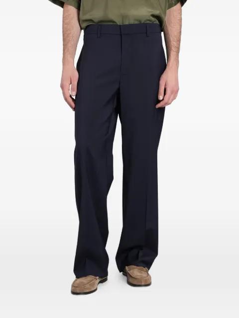 Delfo pressed-crease wide-leg trousers by BARENA