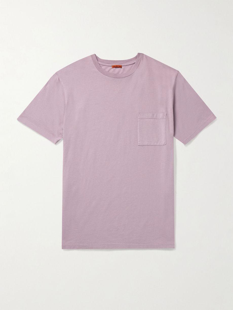 Garment-Dyed Supima Cotton-Jersey T-Shirt by BARENA Garment-Dyed Supima Cotton-Jersey T-Shirt by BARENA