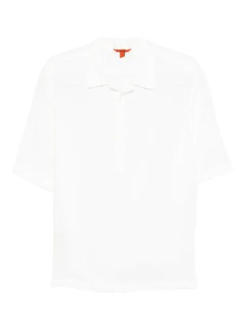 Mola half-button linen shirt by BARENA