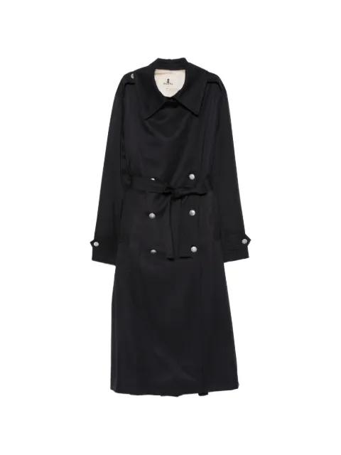 Penny double-breasted belted coat by BARENA