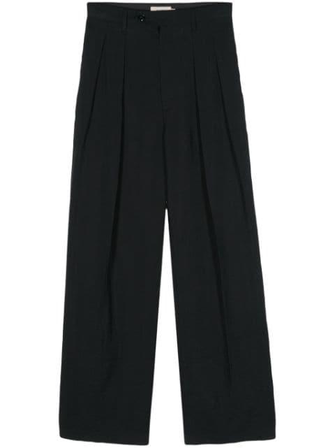 Tom Lieve pleat-detail trousers by BARENA