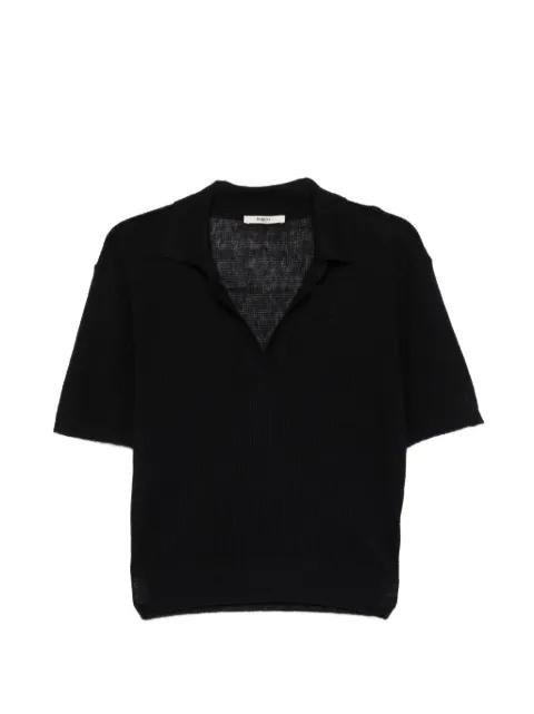 V-neck knitted T-shirt by BARENA