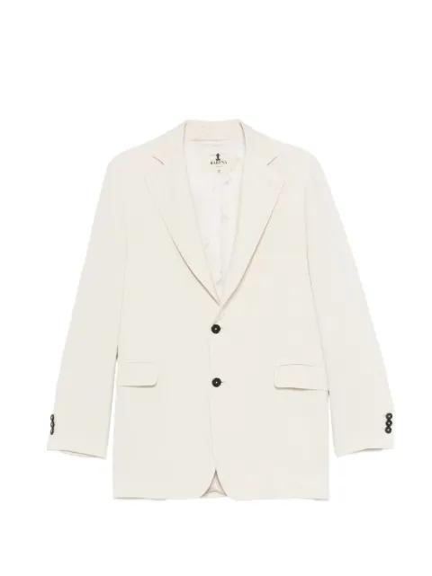 button flap-pocket blazer by BARENA