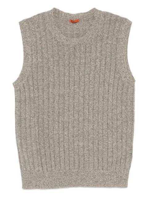 cable-knit vest by BARENA