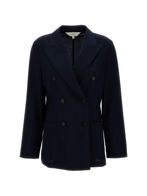 double-breasted patch-pocket blazer by BARENA