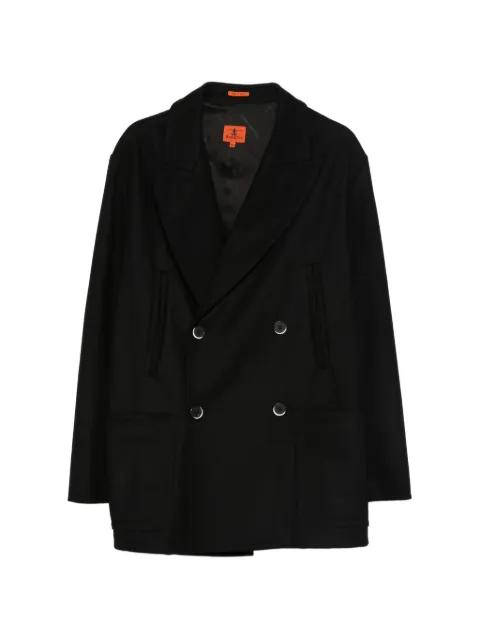 double-breasted pocket coat by BARENA