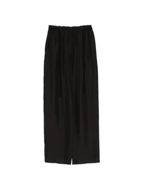 drawstring wide-leg trousers by BARENA
