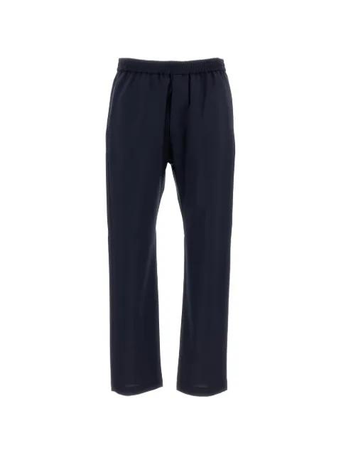 elasticated virgin wool trousers by BARENA