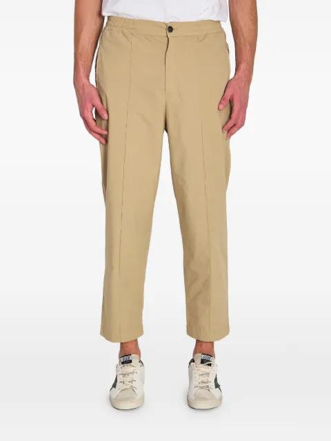 elasticated-waistband trousers by BARENA