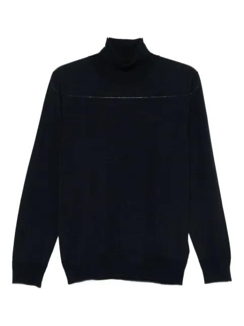 high-neck merino-wool sweater by BARENA