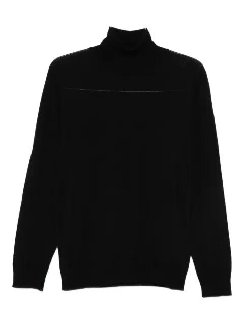 high-neck wool sweater by BARENA