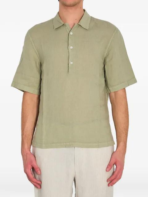 linen polo shirt by BARENA