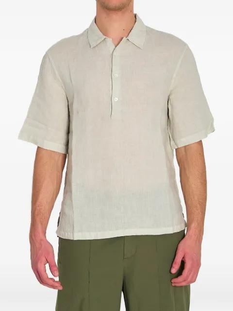linen polo shirt by BARENA