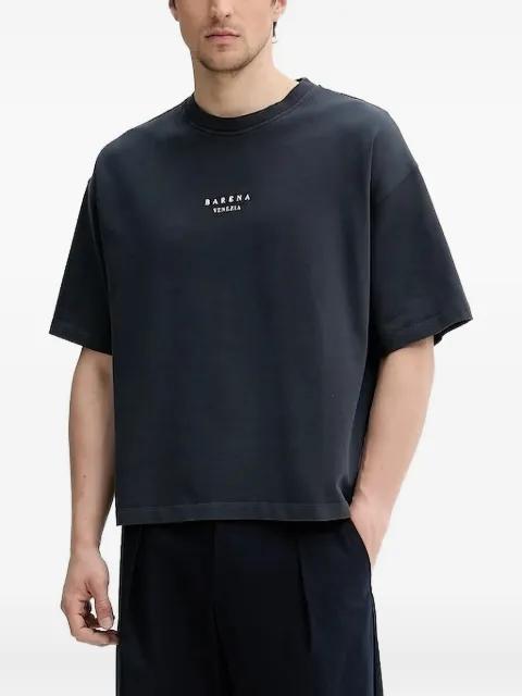 logo-embroidered T-shirt by BARENA