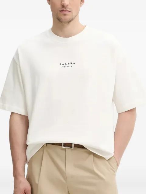 logo-embroidered t-shirt by BARENA