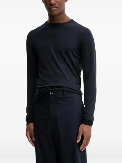 long-sleeve crew-neck sweater by BARENA