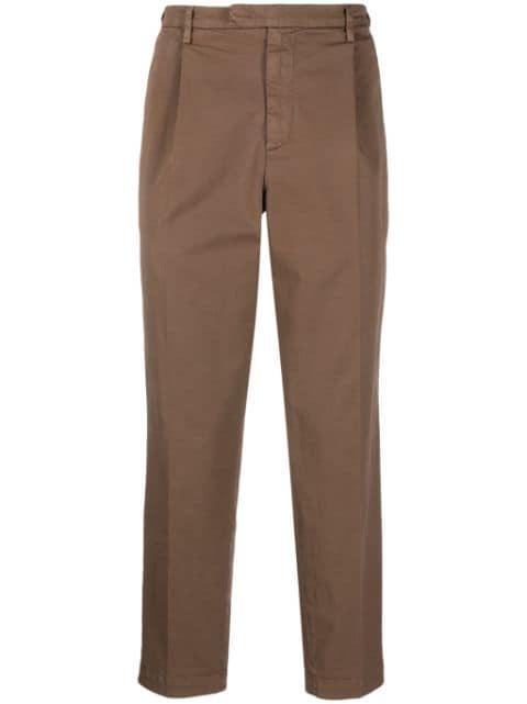 mid-rise straight-leg trousers by BARENA