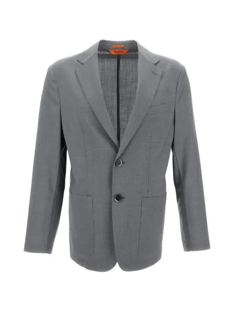 patch-pocket single-breasted blazer by BARENA