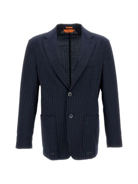 pinstripe patch pocket jacket by BARENA