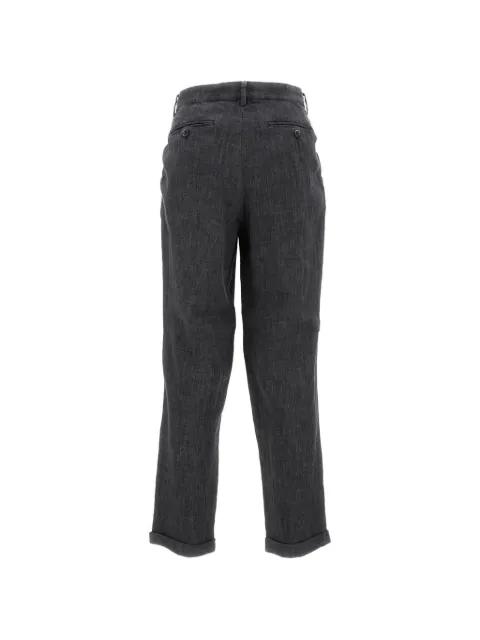 pleated cuffed trousers by BARENA
