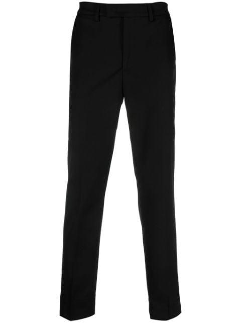 pressed-crease straight-leg trousers by BARENA