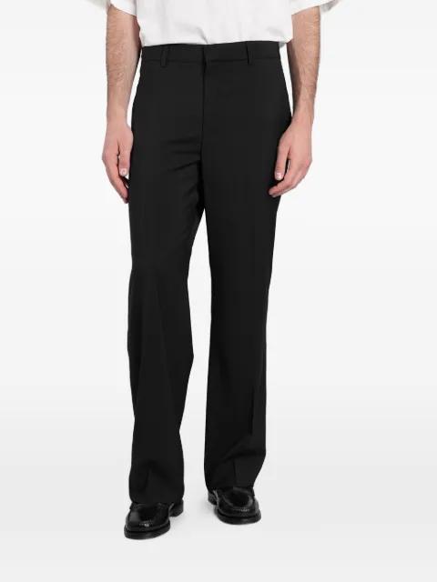 pressed-crease straight-leg trousers by BARENA