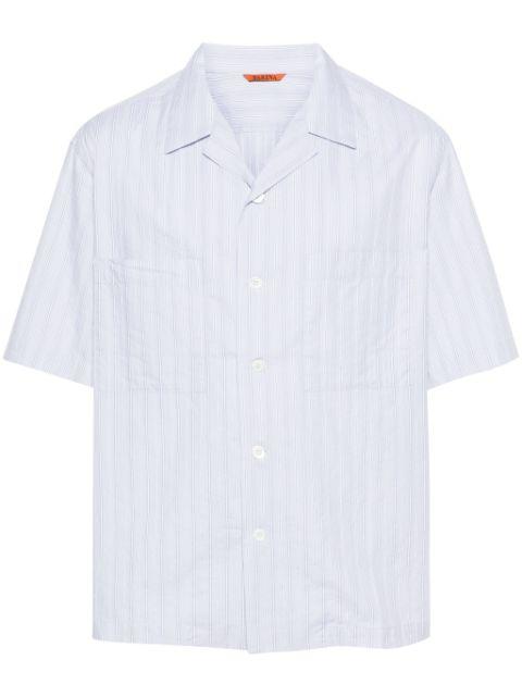 striped cotton shirt by BARENA
