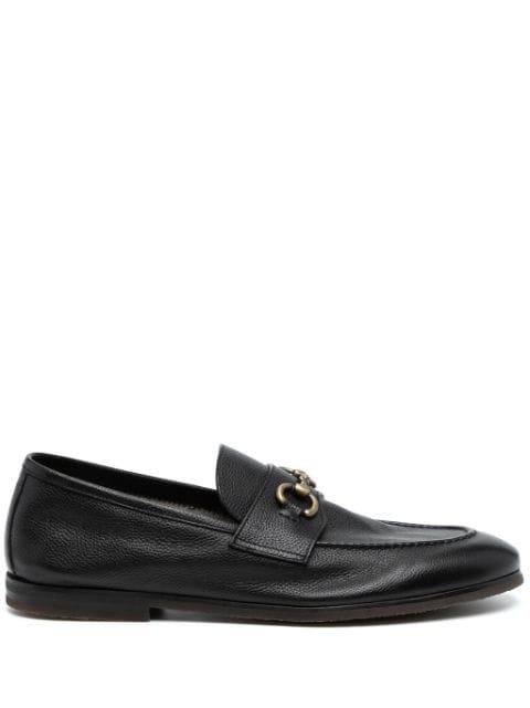 Ring leather loafers by BARRETT