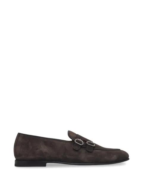 double-strap suede loafers by BARRETT