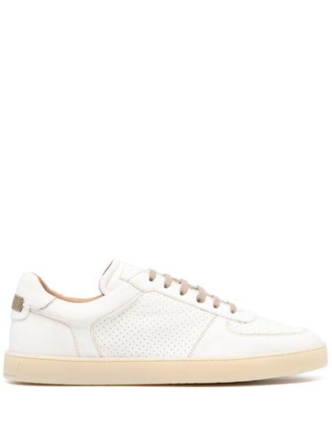 leather lace-up sneakers by BARRETT