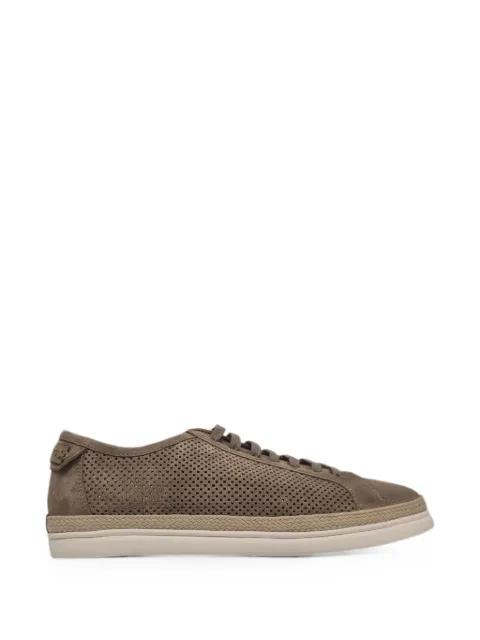 perforated braided-trim sneakers by BARRETT