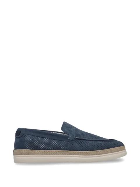 perforated suede loafers by BARRETT