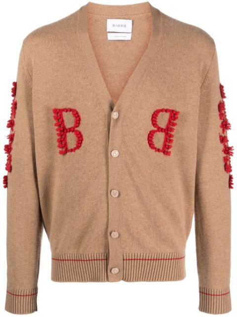 3D-knit cashmere cardigan by BARRIE