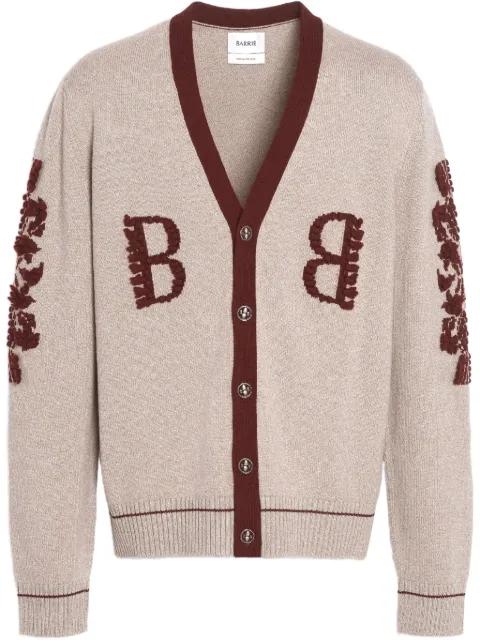 3D-logo cardigan by BARRIE